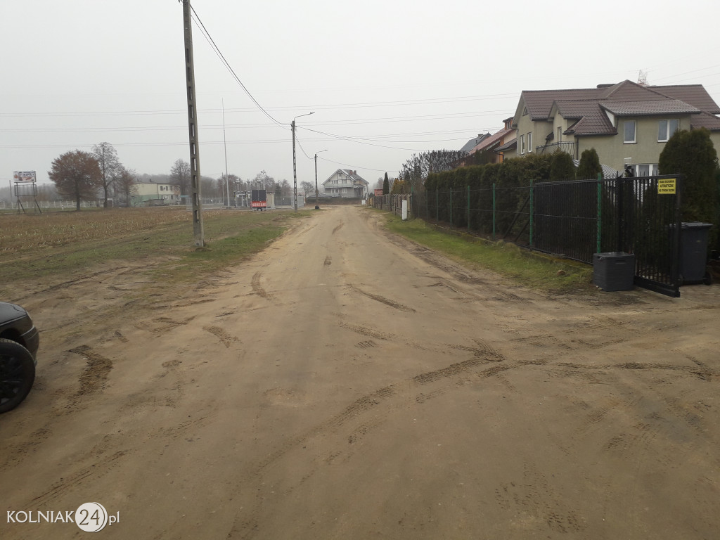 Ulica Żurawia w Kolnie