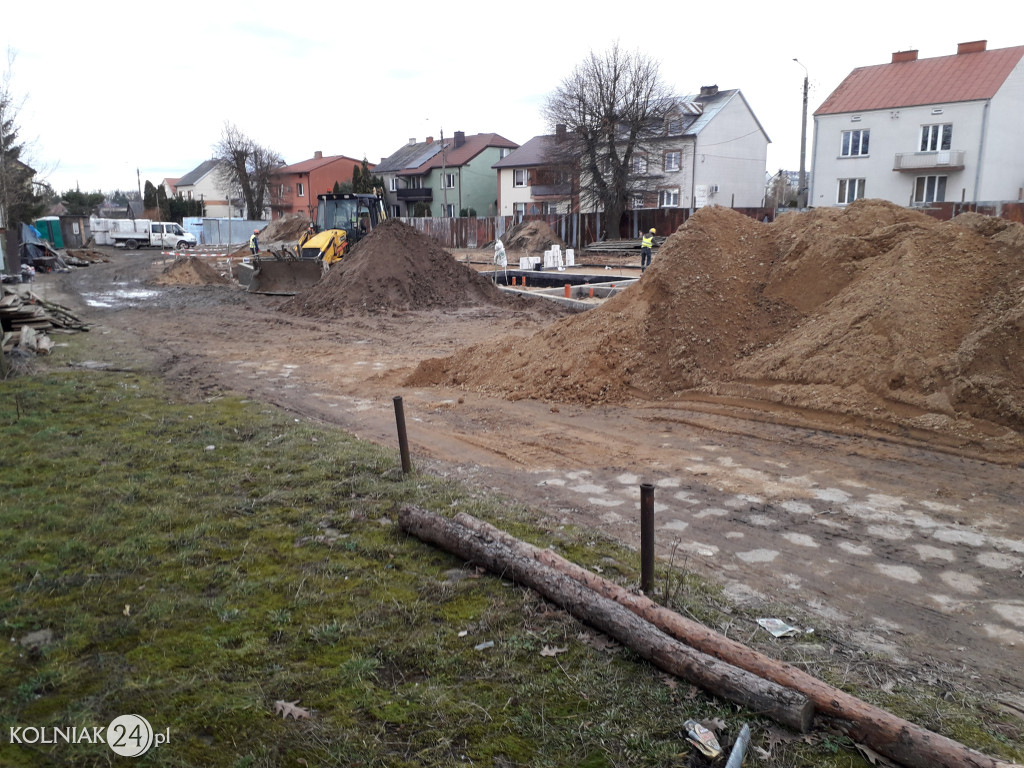 Budowa filii łomżyńskiego pogotowia w Kolnie