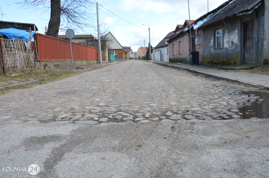 Ulica Chopina do przebudowy
