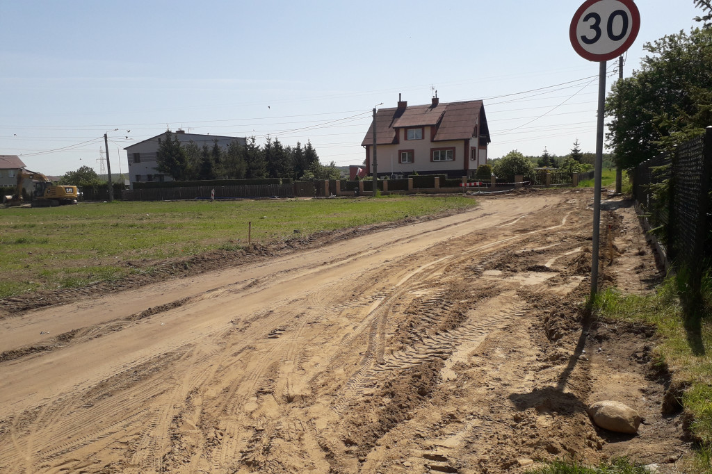 Ulica Żurawia w Kolnie