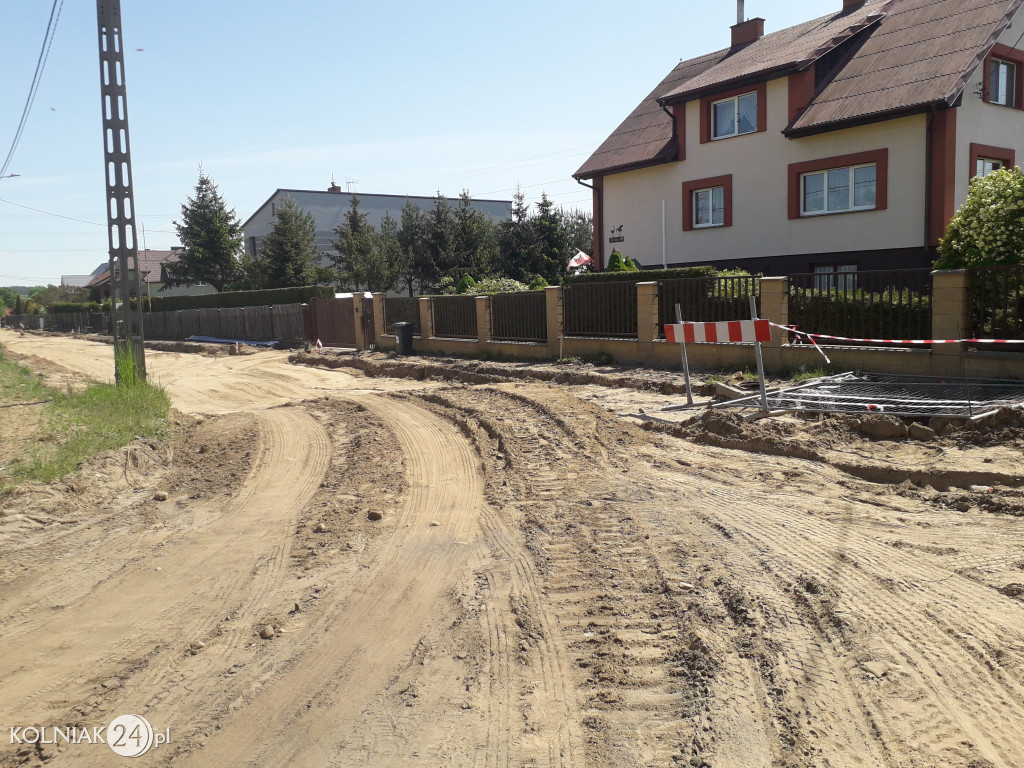 Ulica Żurawia w Kolnie