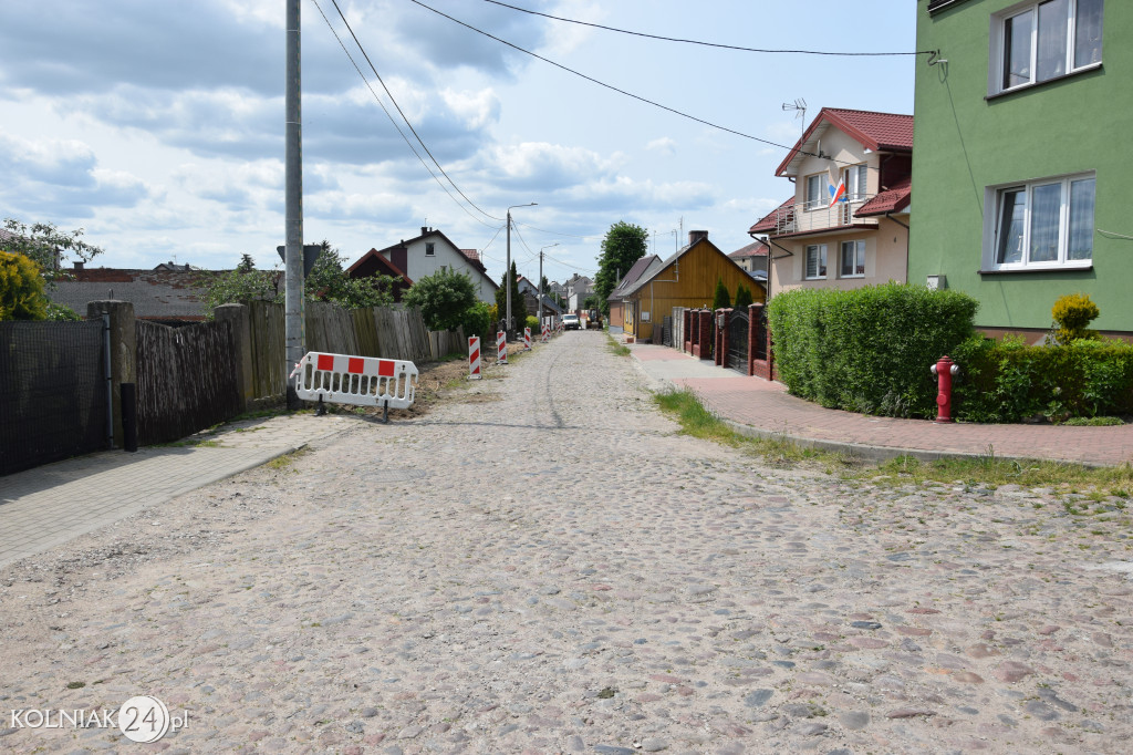 Trwają prace na ulicy Chopina