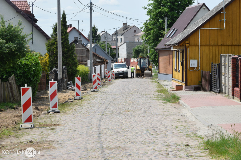Trwają prace na ulicy Chopina