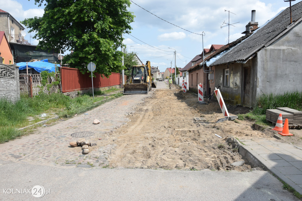Trwają prace na ulicy Chopina