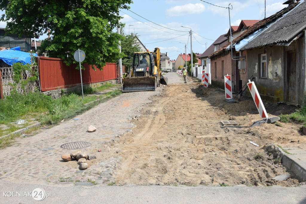 Trwają prace na ulicy Chopina