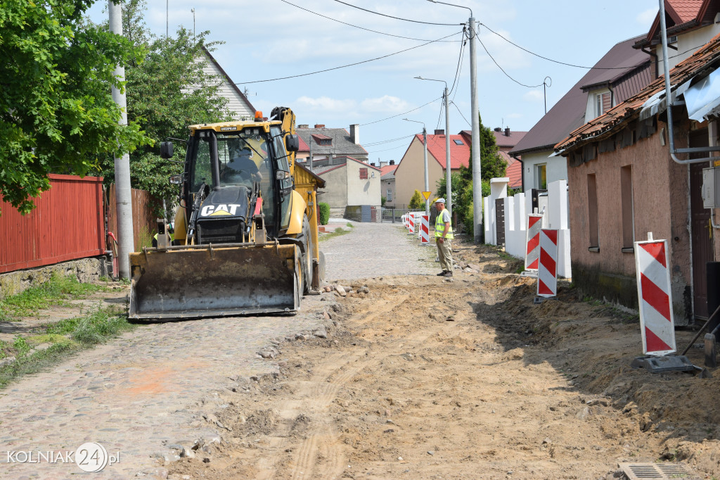 Trwają prace na ulicy Chopina
