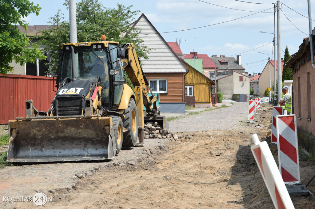 Trwają prace na ulicy Chopina