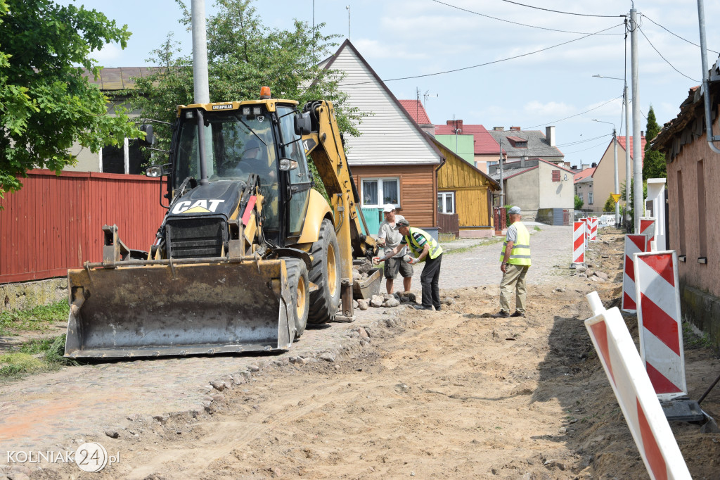 Trwają prace na ulicy Chopina