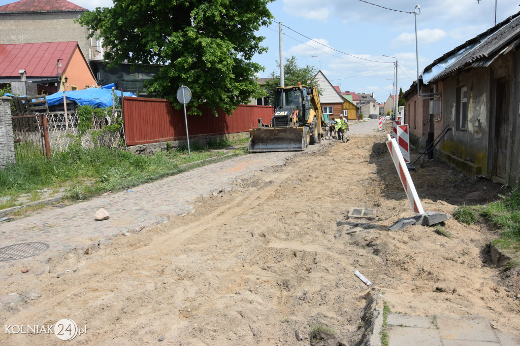 Trwają prace na ulicy Chopina