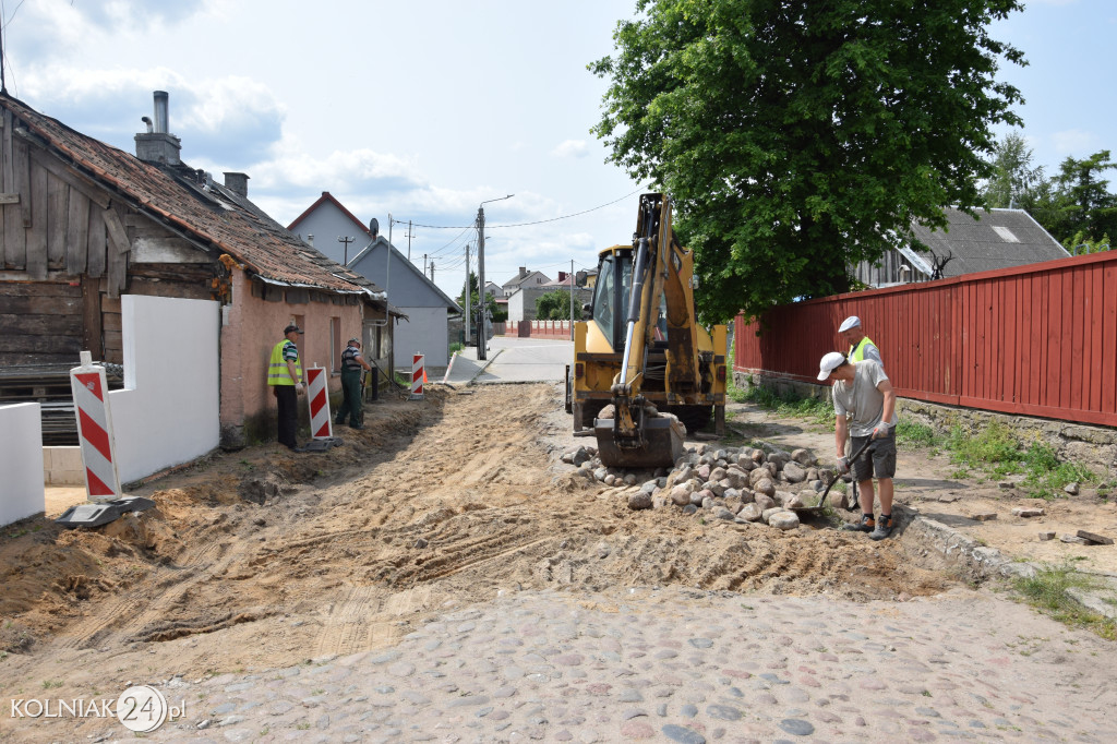 Trwają prace na ulicy Chopina