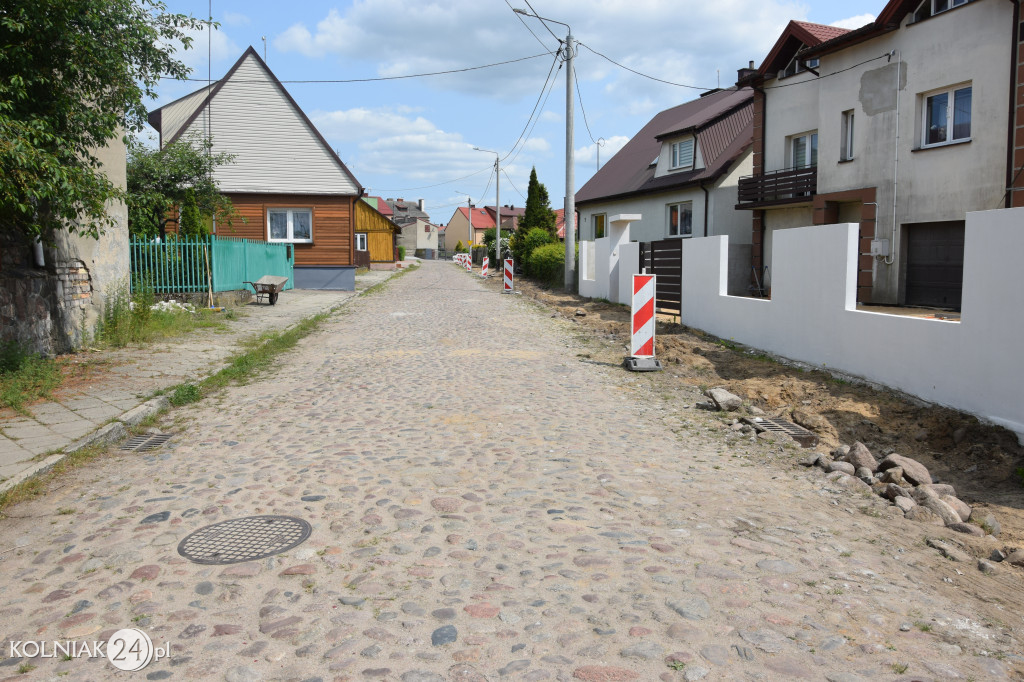Trwają prace na ulicy Chopina
