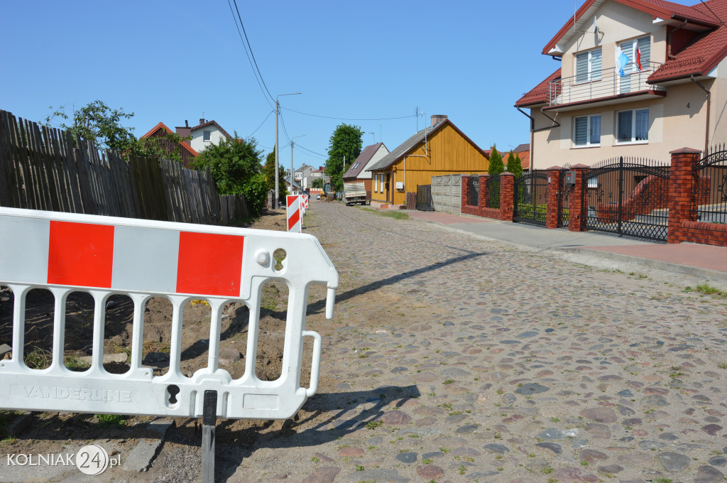 Trwają prace na ulicy Chopina