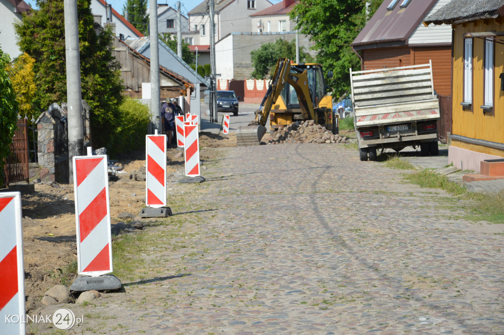Trwają prace na ulicy Chopina