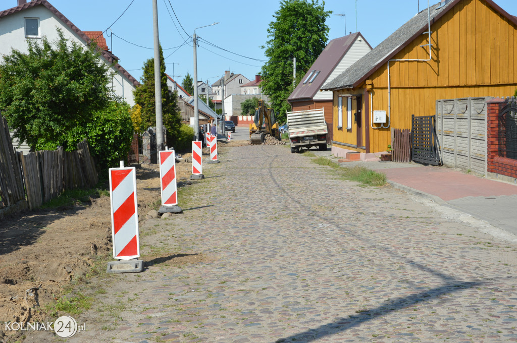 Trwają prace na ulicy Chopina