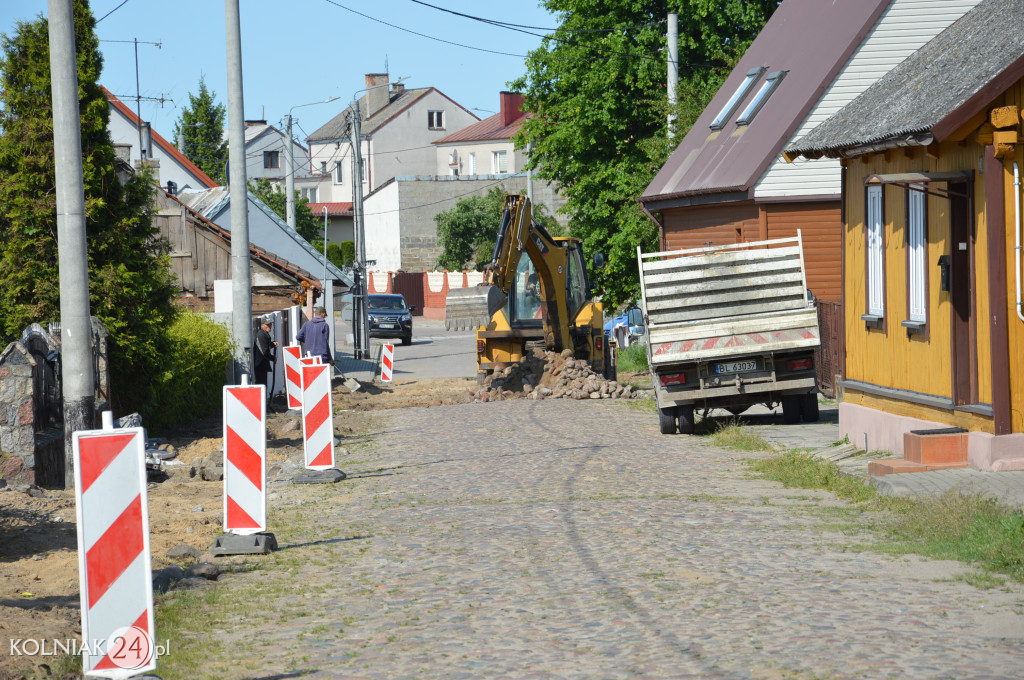 Trwają prace na ulicy Chopina