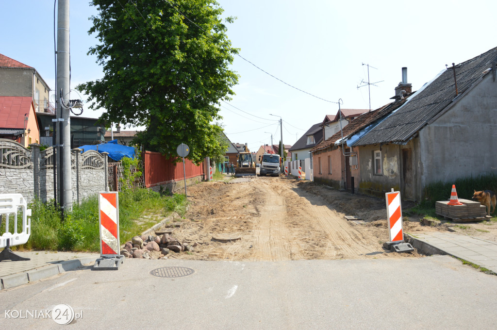 Trwają prace na ulicy Chopina