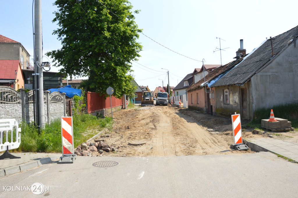 Trwają prace na ulicy Chopina