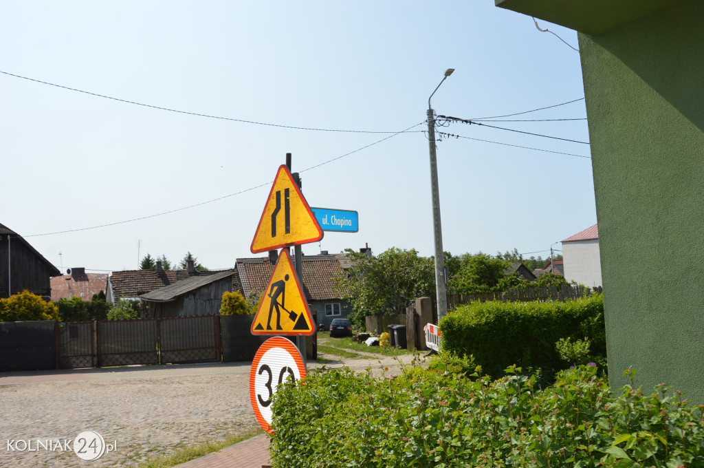 Trwają prace na ulicy Chopina