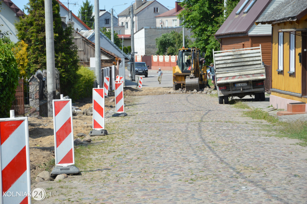 Trwają prace na ulicy Chopina