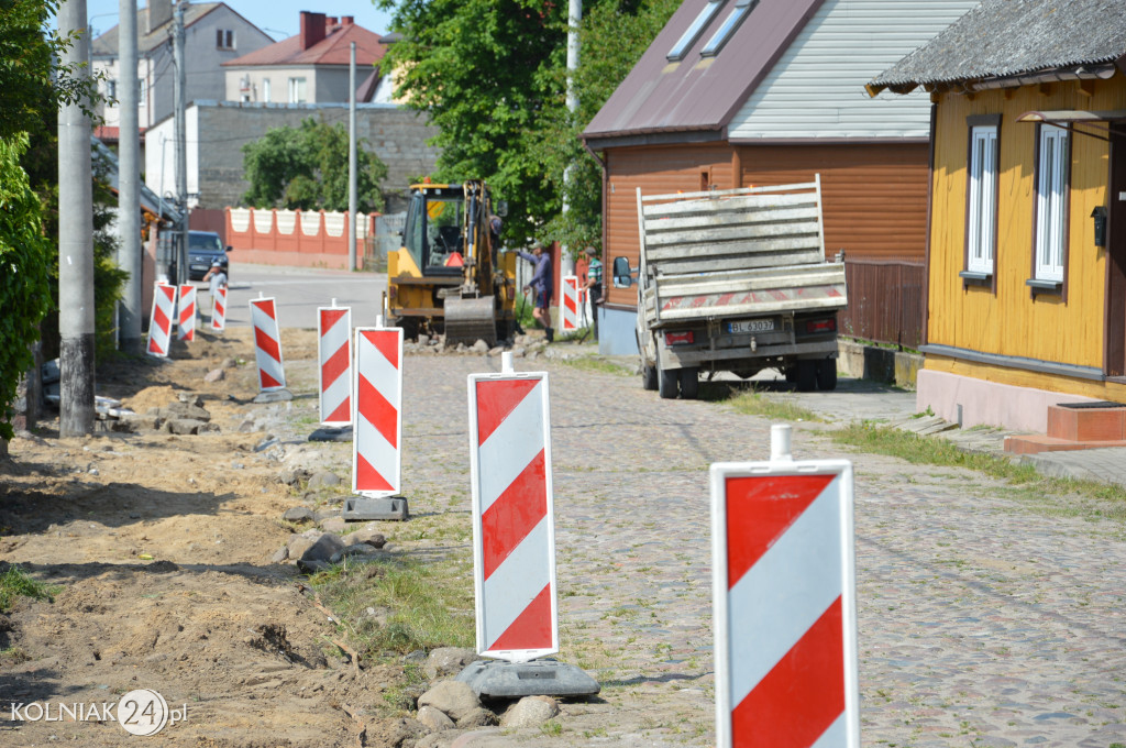 Trwają prace na ulicy Chopina