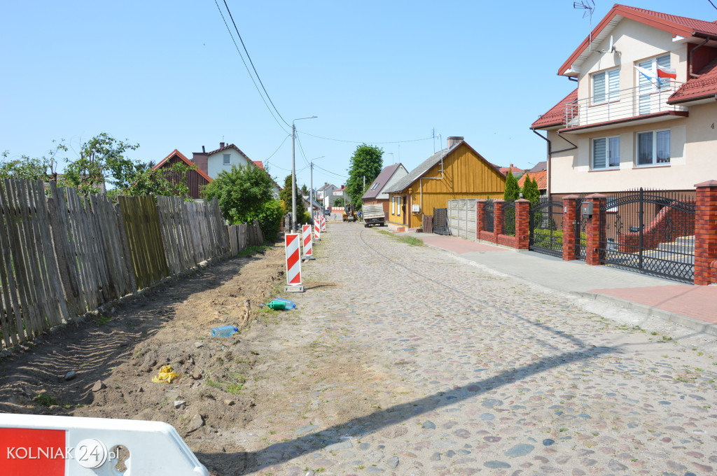 Trwają prace na ulicy Chopina