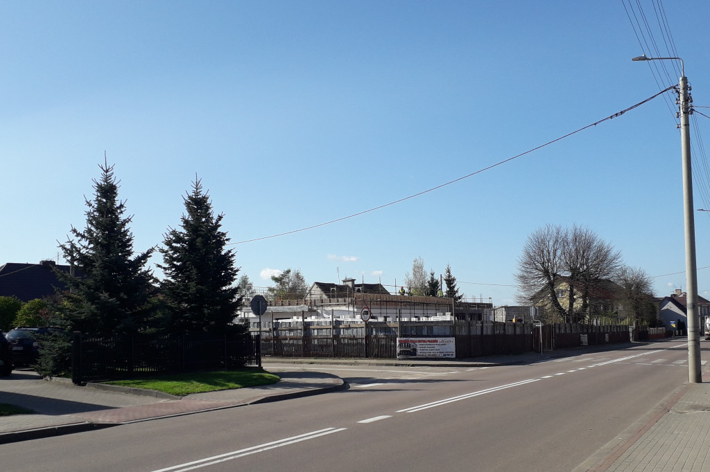Trwa budowa filii łomżyńskiego pogotowia w Kolnie