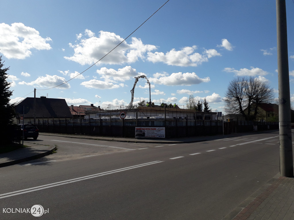 Trwa budowa filii łomżyńskiego pogotowia w Kolnie