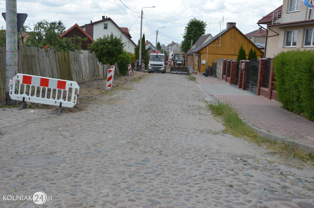 Trwają prace na ulicy Chopina