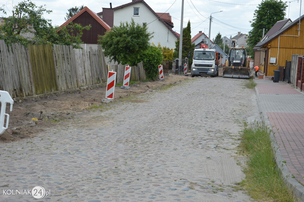 Trwają prace na ulicy Chopina