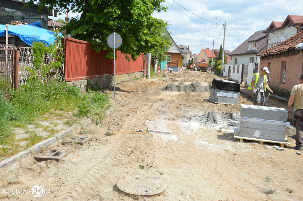 Trwają prace na ulicy Chopina