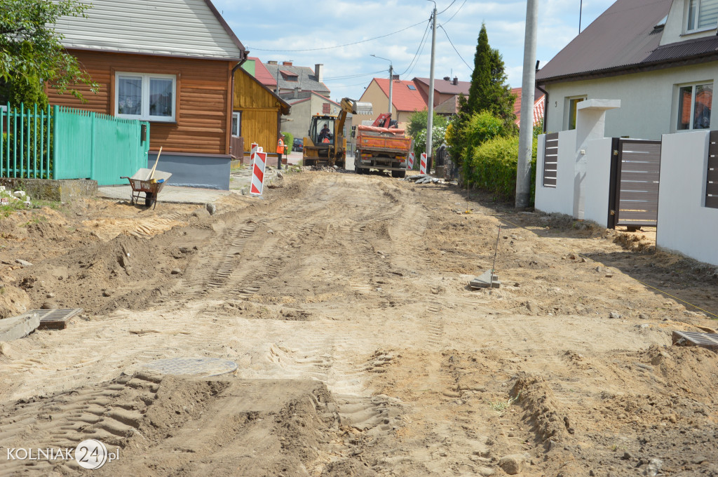 Trwają prace na ulicy Chopina