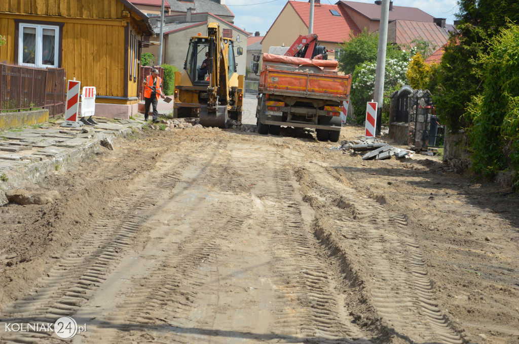 Trwają prace na ulicy Chopina