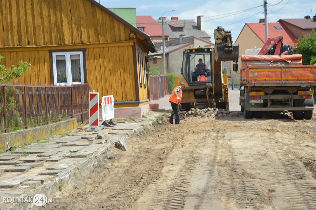 Trwają prace na ulicy Chopina