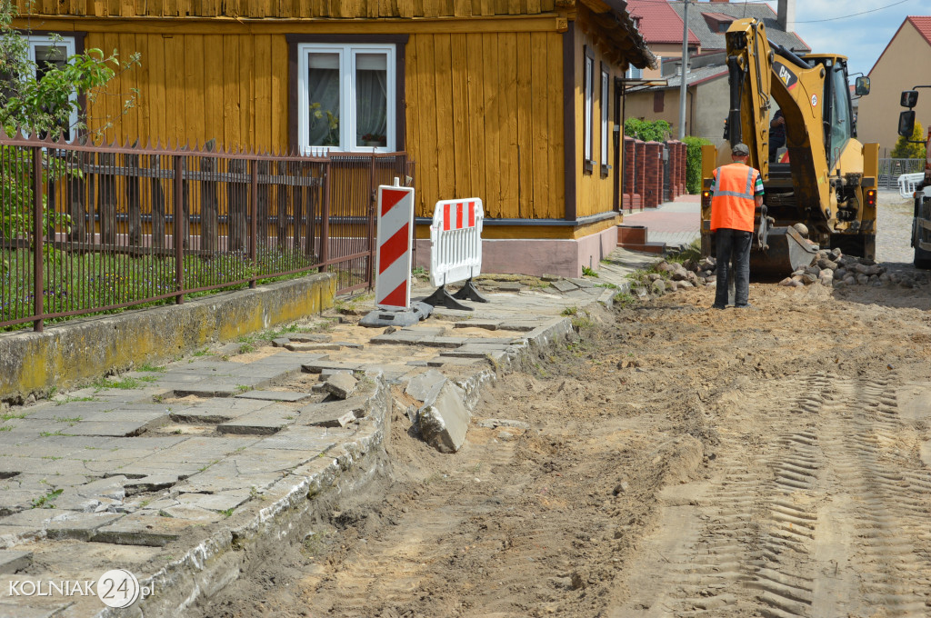 Trwają prace na ulicy Chopina