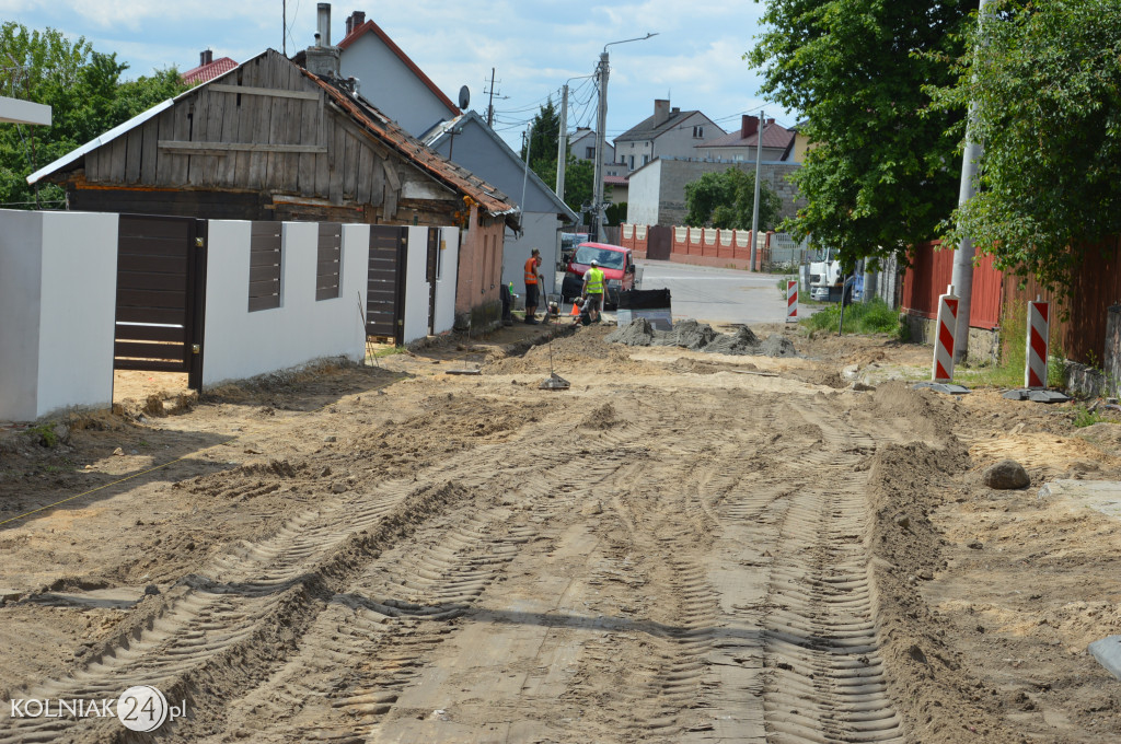 Trwają prace na ulicy Chopina