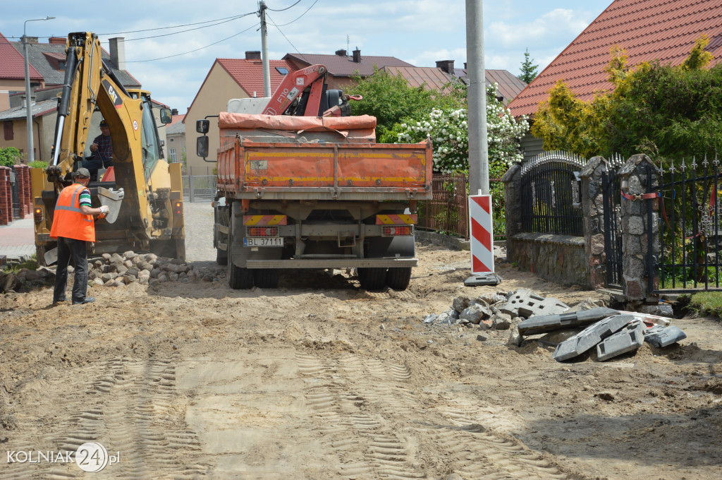 Trwają prace na ulicy Chopina