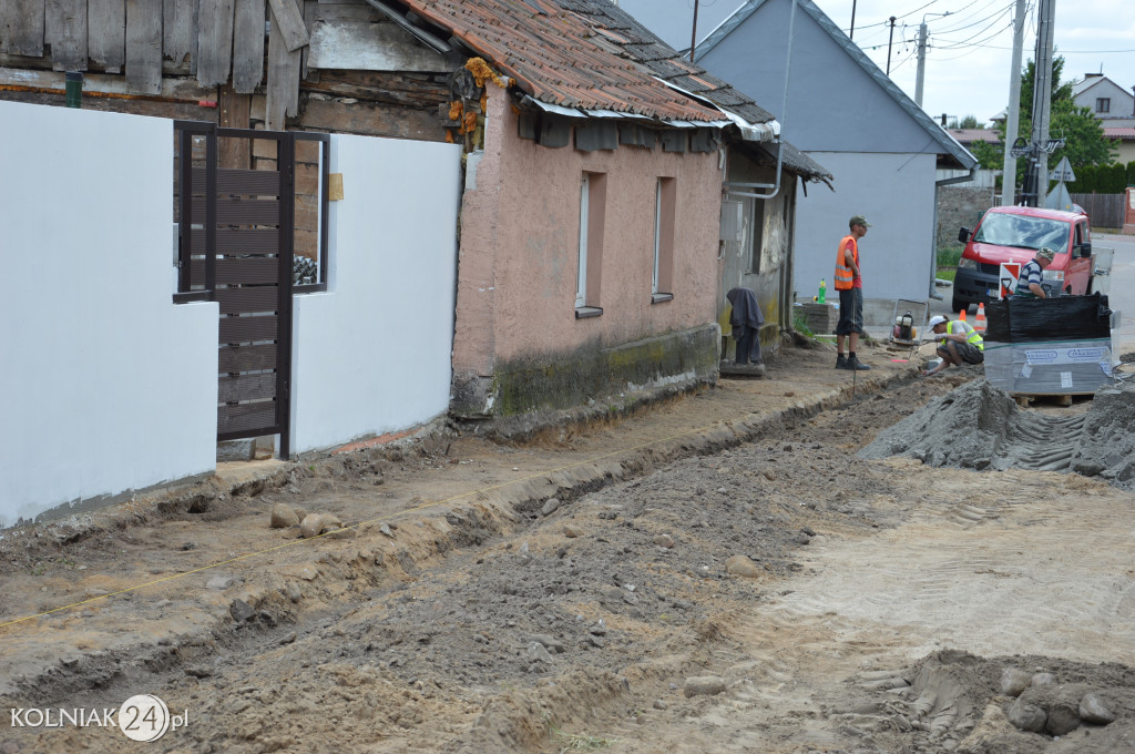 Trwają prace na ulicy Chopina