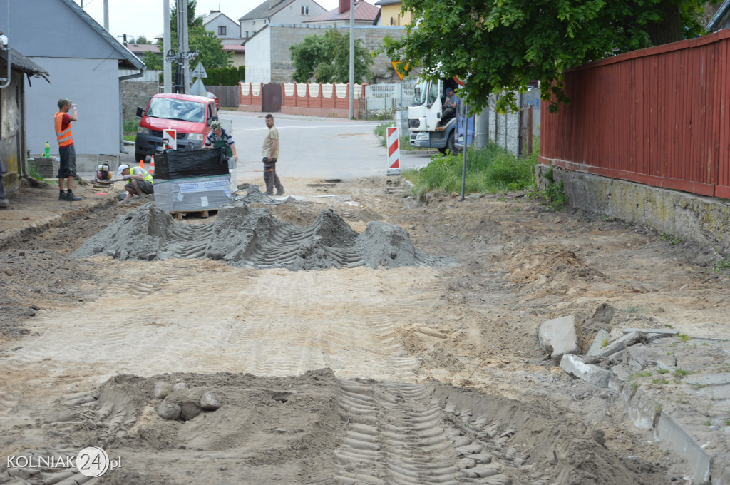 Trwają prace na ulicy Chopina