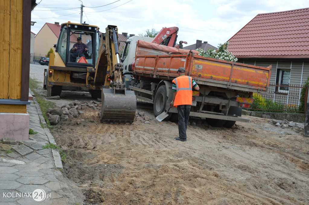 Trwają prace na ulicy Chopina