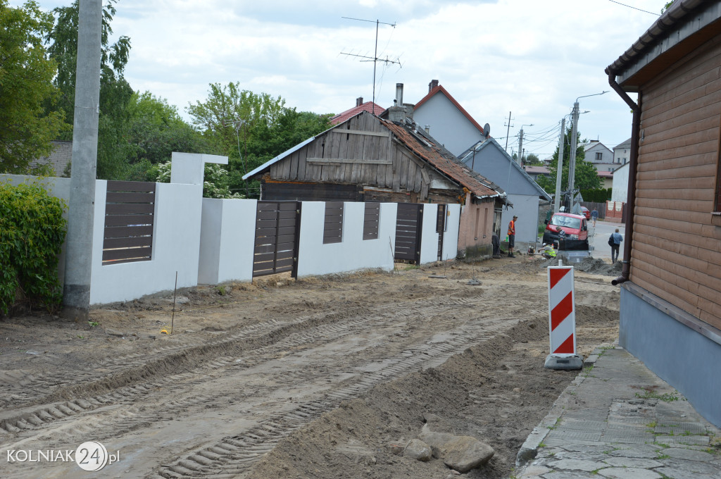 Trwają prace na ulicy Chopina