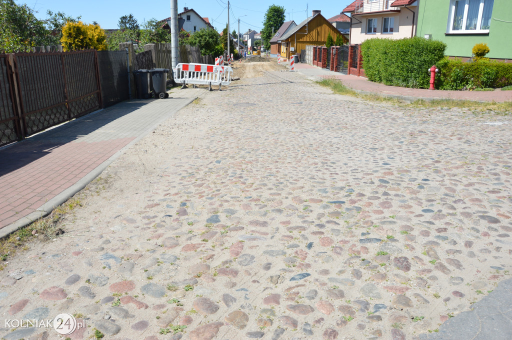 Trwają prace na ulicy Chopina