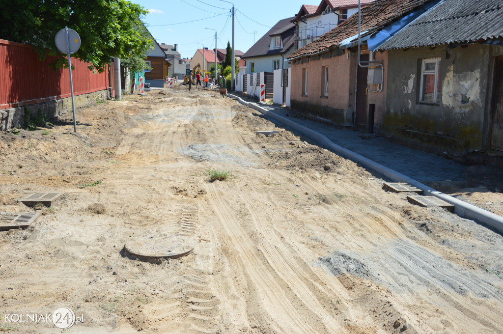 Trwają prace na ulicy Chopina