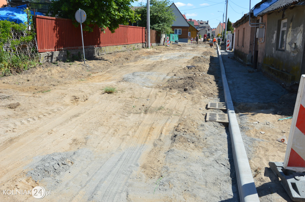 Trwają prace na ulicy Chopina