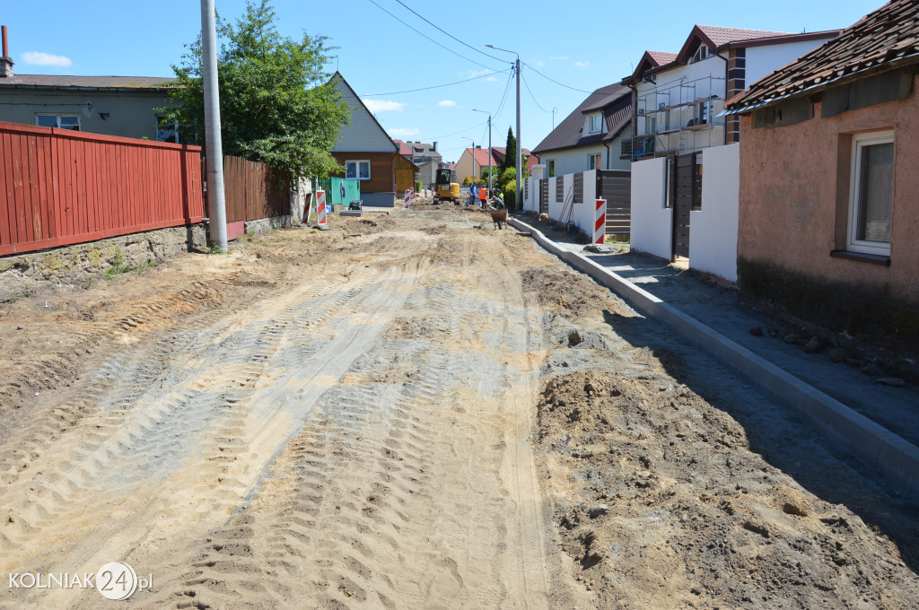 Trwają prace na ulicy Chopina