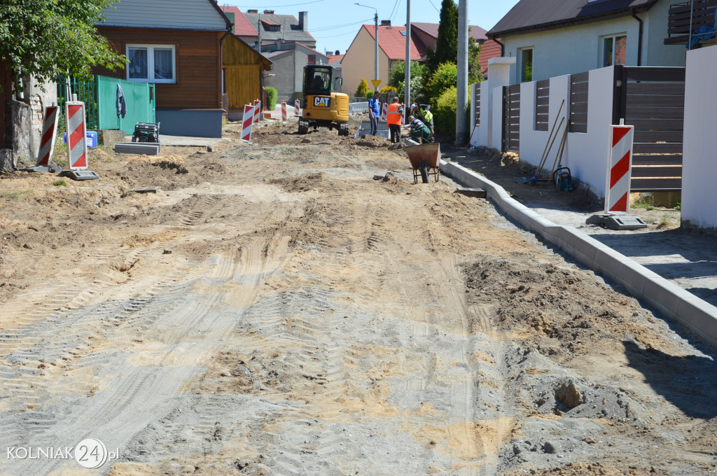 Trwają prace na ulicy Chopina