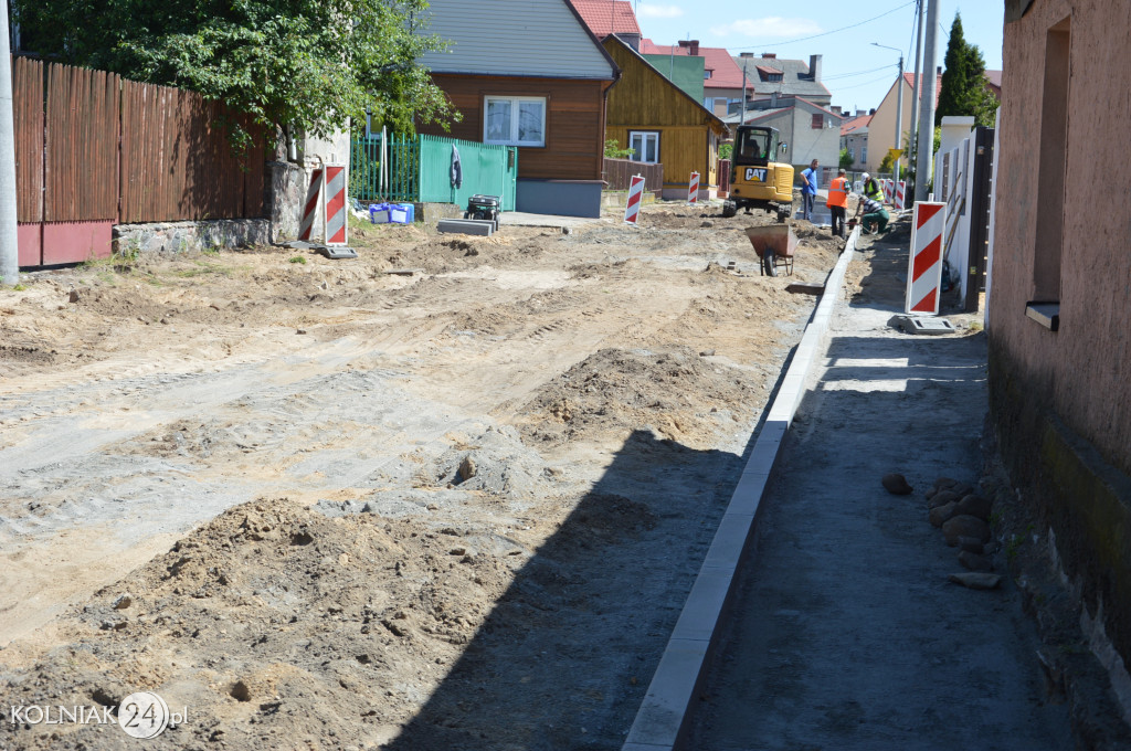 Trwają prace na ulicy Chopina
