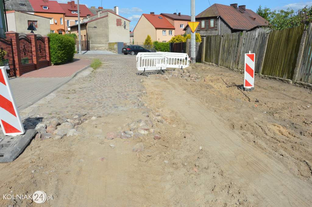 Trwają prace na ulicy Chopina