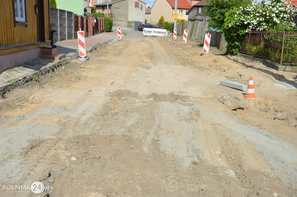 Trwają prace na ulicy Chopina