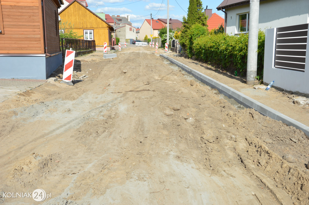 Trwają prace na ulicy Chopina
