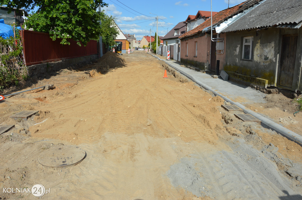 Trwają prace na ulicy Chopina